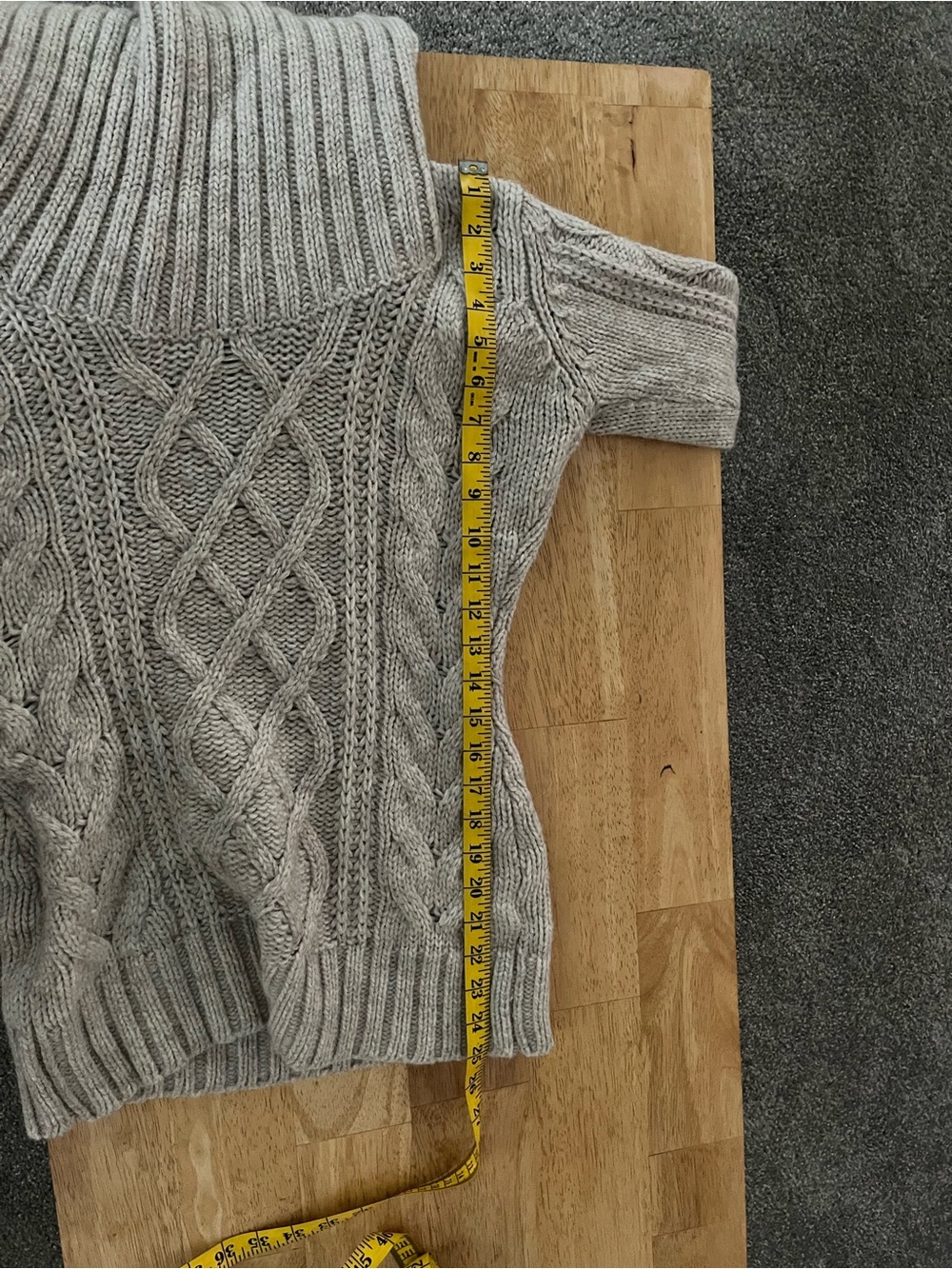 Barbour large cowl neck chunky knit sweater - size 8 - Picture 8 of 8